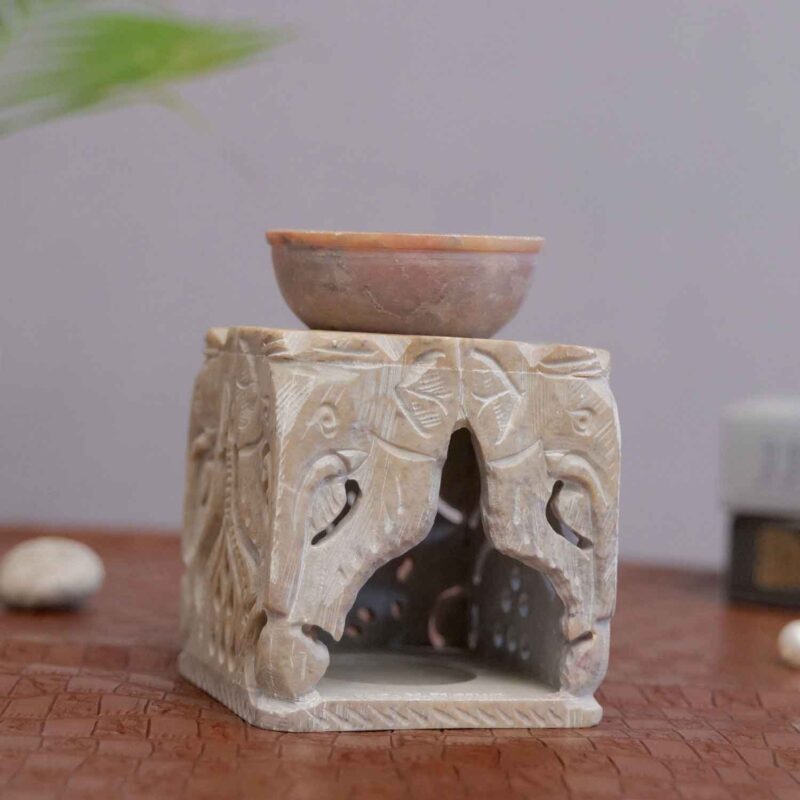 marble oil burner aroma oil diffuser essential oil burner and diffuser marble decorated new design handmade oil burner diffuser lamp