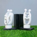 marble bookend for home and office décor bookend for shelves decorative bookends for kids book holder stand book stopper for home Shelf décor book organiser library décor