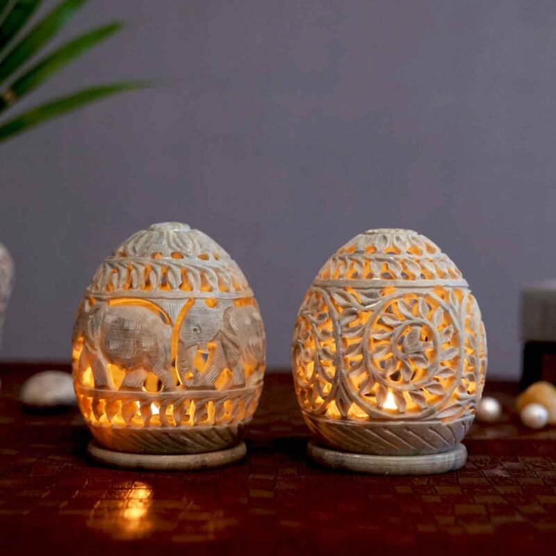 tea light candel holder candle holder for home décor candle holder for wall festive décor candle holder office décor candle holder round shape candle holder soapstone candel holder marble pink marble udaipuri candle holder