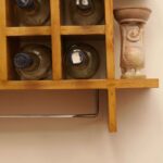 wall mounted wine rack wooden wine rack holder wine storage oganizer bottle rack wooden stackable wine bottle holder organizer display shelf storage rack wine organizer for home kitchen & pubs