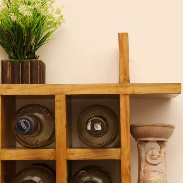 wall mounted wine rack wooden wine rack holder wine storage oganizer bottle rack wooden stackable wine bottle holder organizer display shelf storage rack wine organizer for home kitchen & pubs