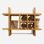 wall mounted wine rack wooden wine rack holder wine storage oganizer bottle rack wooden stackable wine bottle holder organizer display shelf storage rack wine organizer for home kitchen & pubs