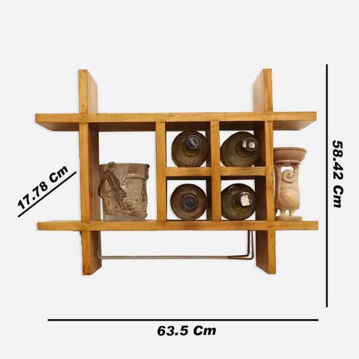 wall mounted wine rack wooden wine rack holder wine storage oganizer bottle rack wooden stackable wine bottle holder organizer display shelf storage rack wine organizer for home kitchen & pubs