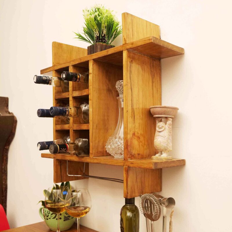 wall mounted wine rack wooden wine rack holder wine storage oganizer bottle rack wooden stackable wine bottle holder organizer display shelf storage rack wine organizer for home kitchen & pubs