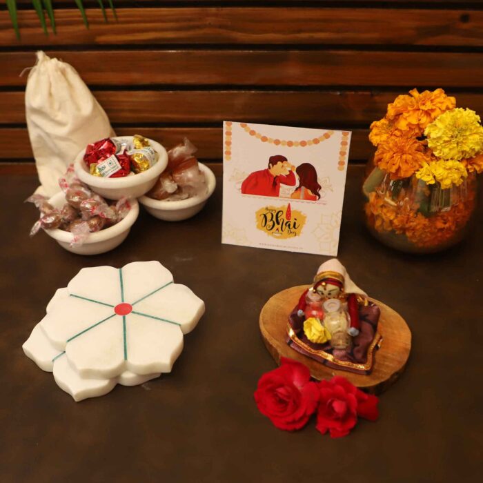 bhai dooj gift bhai dooj gift set for brother bhai dooj gift items bhai dooj gift pack bhai dooj gift set for brother with roli tika bhai dooj gift set for brother in diwali bhai dooj tika gift pack bhai dooj gift with dry fruit gift for bhai dooj