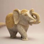 Marble elephant elephant pair marble elephant statue elephant for home decor elephant showpiece elephant for vastu Living room décor Diwali décor items statue for home decor Figurines Marble Idols Ganesh idols Elephant idols