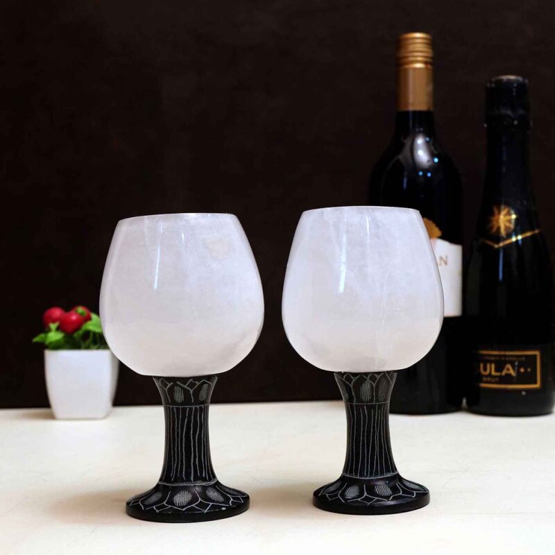 Wine Glass Drinking Glass Marble Wine Glass Champagne Drinkware Wine Glass stone and wood glass set luxury drinkware marble champagne cup set