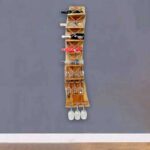 wall mounted wine rack wooden wine rack holder wine storage oganizer bottle rack wooden stackable wine bottle holder organizer display shelf storage rack wine organizer for home kitchen & pubs