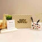 New Year Gift Hamper Gift hamper Desk calendar 2025 Personalized desk calendar Custom desk calendar Office desk calendar Professional desk calendar Corporate desk calendar Minimalist desk calendar Eco-friendly desk calendar Stylish desk calendar