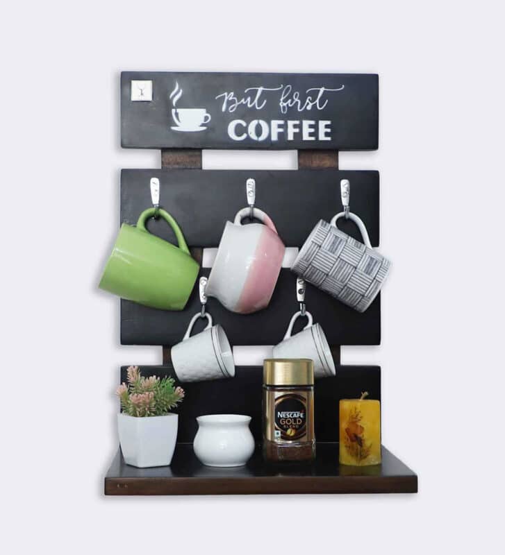 Wooden Coffee Rack