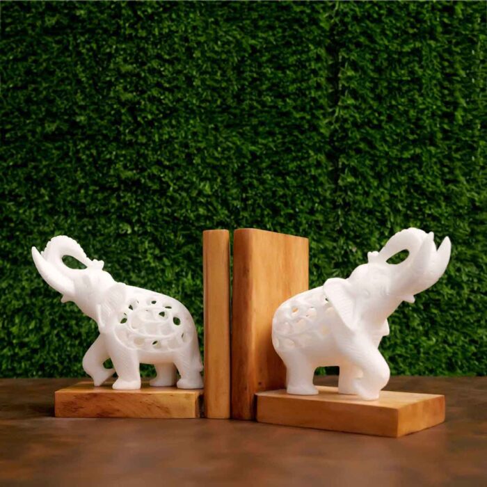 marble and wood bookend for home and office décor bookend for shelves decorative bookends for kids book holder stand book stopper for home