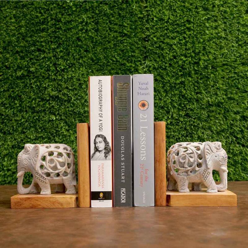 marble and wood bookend for home and office décor bookend for shelves decorative bookends for kids book holder stand book stopper for home