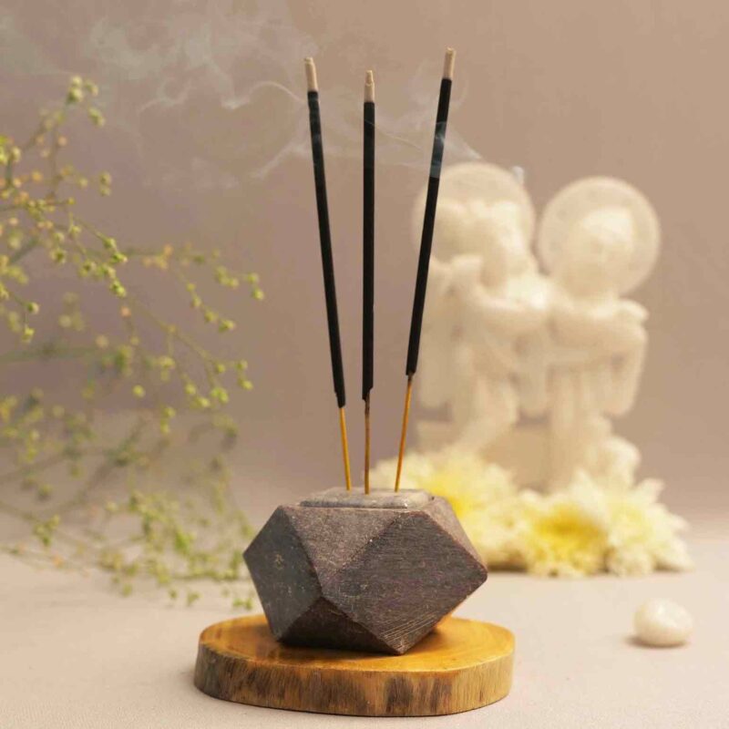 Agarbatti Stand Marble Incense Stick holder incense holder with ash catcher incense holder marble round incense holder marble decorative incense holder small incense holder wooden incense holder incense holder marble round