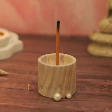 Agarbatti Stand Marble Incense Stick holder incense holder with ash catcher incense holder marble round incense holder marble decorative incense holder small incense holder wooden incense holder incense holder marble round