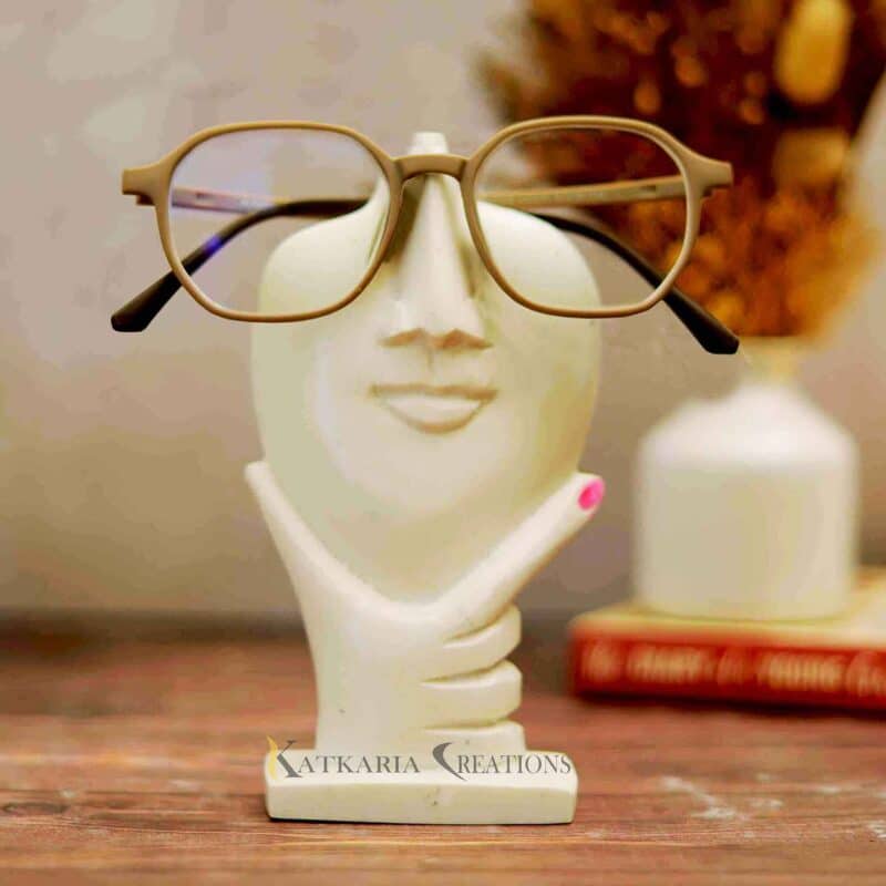 Chashma stand glasses holder chashma holder stand spectacles holder for women spectacles display stand home décor item gifts home décor showpiece statue for living room table decor