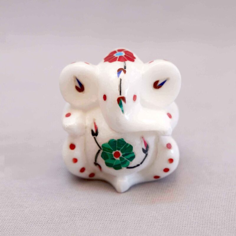 Idol Ganesha Ganesh Idol Marble car dashboard idol car idol for dashboard figurines semi precious stone idol for car dashboard white marble idol Ganesh marble idol