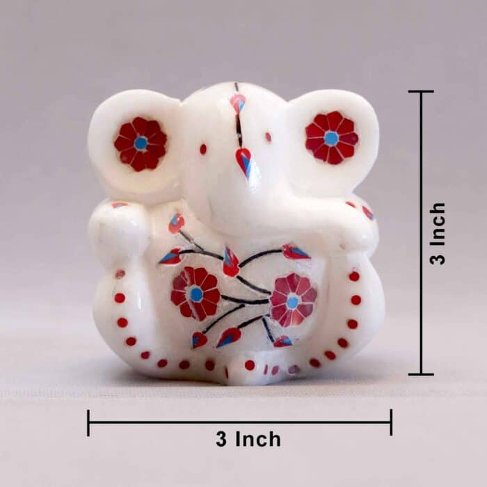 Idol Ganesha Ganesh Idol Marble car dashboard idol car idol for dashboard figurines semi precious stone idol for car dashboard white marble idol Ganesh marble idol