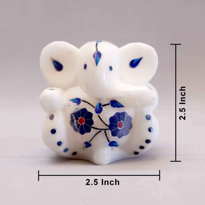 Idol Ganesha Ganesh Idol Marble car dashboard idol car idol for dashboard figurines semi precious stone idol for car dashboard white marble idol Ganesh marble idol