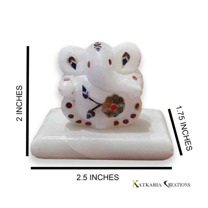 Idol Ganesha Ganesh Idol Marble car dashboard idol car idol for dashboard figurines semi precious stone idol for car dashboard white marble idol Ganesh marble idol