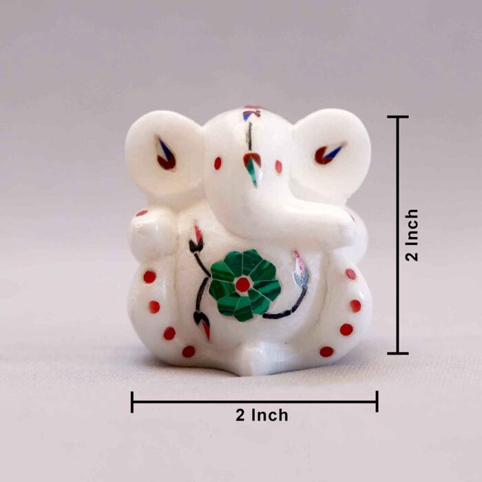 Idol Ganesha Ganesh Idol Marble car dashboard idol car idol for dashboard figurines semi precious stone idol for car dashboard white marble idol Ganesh marble idol