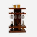 wooden wall bar cabinet for home bar