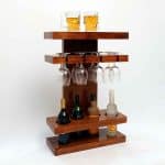 wooden wall bar cabinet for home bar