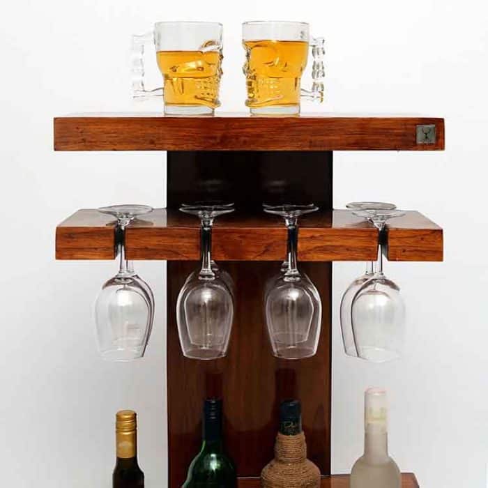 wooden wall bar cabinet for home bar
