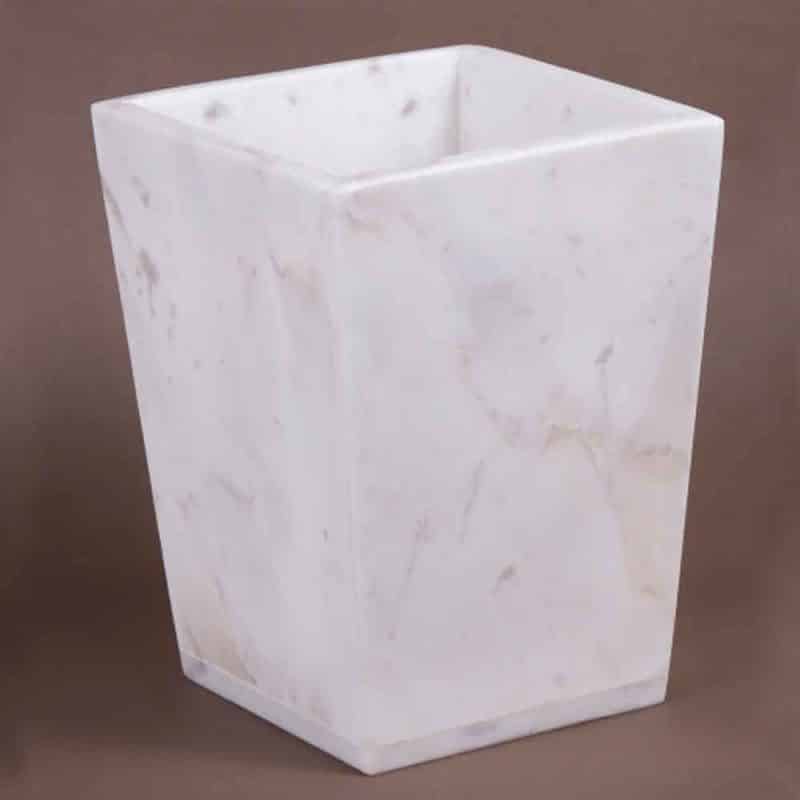 Marble Trash Bin, Trash Bin, dustbin