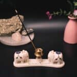 marble incense holder incense burner Decorative agarbatti stand pooja room accessories incense ash catcher brass incense holder Incense Stick Holder With Ash Catcher Incense Stick Holder Agarbatti Stand decorative incense holder small incense holder home decor meditation spiritual gift aromatherapy