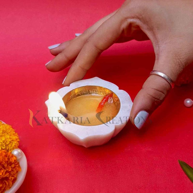 Diya marble diya diya for puja brass diya marble diya set akhand jyoti diya oil Lamp Diya diya lamp diya for mandir Tealight Diya