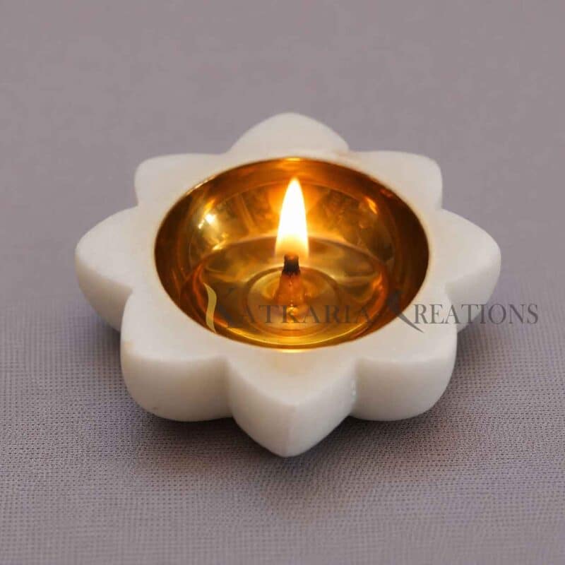 Diya marble diya diya for puja brass diya marble diya set akhand jyoti diya oil Lamp Diya diya lamp diya for mandir Tealight Diya