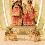 marble elephant diya, brass diya, agarbatti holder, incense stick holder, marble elephant statue, elephant figurine, brass incense stand, marble incense holder Marble Diya diya for puja Agarbatti Stand