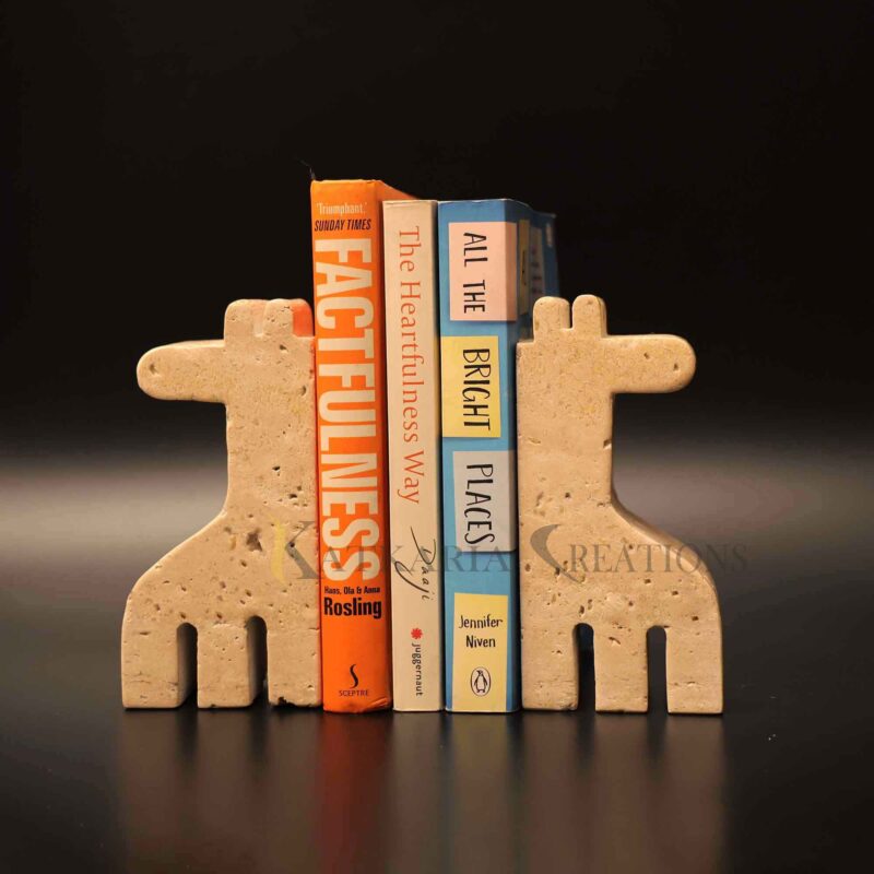 marble bookends, elephant bookends, decorative book holders, white marble bookends, stone bookends