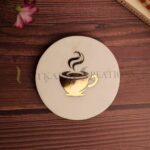 marble coaster set, white marble coasters, tea coaster, table coaster, decorative coasters, marble coaster, coaster set for cups