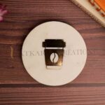 marble coaster set, white marble coasters, tea coaster, table coaster, decorative coasters, marble coaster, coaster set for cups