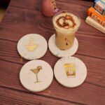 marble coaster set, white marble coasters, tea coaster, table coaster, decorative coasters, marble coaster, coaster set for cups