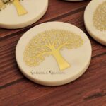Marble Coasters Set, Coasters Set of 4, Tea Coasters, coaster set for home
