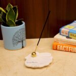 marble incense holder incense burner Decorative agarbatti stand pooja room accessories incense ash catcher brass incense holder Incense Stick Holder With Ash Catcher Incense Stick Holder Agarbatti Stand decorative incense holder small incense holder home decor meditation spiritual gift aromatherapy