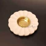 Marble Tea Light Holder tealight holder candle holder tea light stand candle stand Brass Tea Light Holder