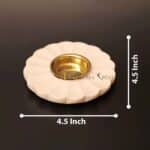Marble Tea Light Holder tealight holder candle holder tea light stand candle stand Brass Tea Light Holder